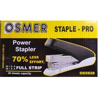 Stapler 45 sheet Osmer Power Stapler Pro Takes 24/6 And 26/6 26/8 OS5823