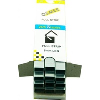 Staples Osmer 26/8 Full Strip Box 5000 OS26/8  STRONG STAPLES