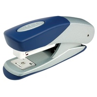 Stapler >  25 sheets Rexel Matador Pro Half Strip Silver Blue 2100000