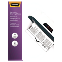Laminator Cleaning Sheets Fellowes 53206 - pack 10 