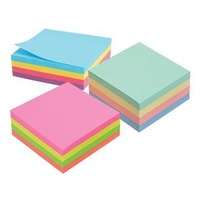 Stick on Notes Rainbow Cube 75x75mm Marbig 1811099 320 Sheets