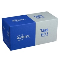 Shipping Tags size 8 80x160mm  Buff 18000 Manilla Box 1000 Avery