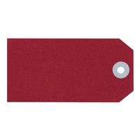 Shipping Tags Size 5 60x120mm Red Box 1000 15110 Avery no string