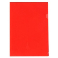 Letter File A4 Marbig Ultra PP Red 2004303 Box 100