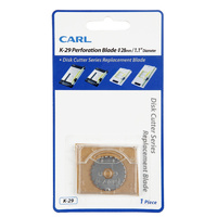 Carl Cutting Blade K29 Trimmer Perforating Blade Cut Carl Fits DC200 DC210 DC230 - #799003