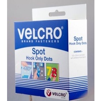 Velcro Dots HOOK ONLY 22mm box 125 hooks only dots spots circles 22mm round #20142
