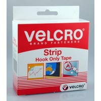Velcro STRIP hook ONLY 25mm x 3.6 Metre roll of hooks only 25mm wide roll V20140
