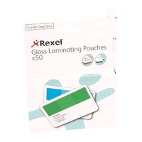 Laminating Pouch 54x86mm credit card size box 50 125 Micron credit card size Rexel 41670