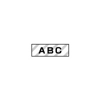 Brother P Touch Tape TX131 12x15m Black on Clear