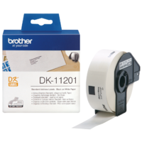 Brother DK11201 Label 29x90mm 400 Labels Per Roll White Standard Address Black on White