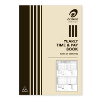 Time And Pay Books Yearly A5 32 Page Each Olympic #140583