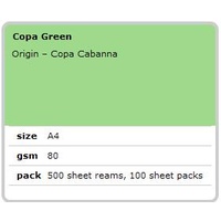 Copypaper OPTIX A4 80gsm Copa Green Ream 500