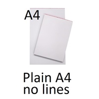 Pads Office A4 White Plain Pack 10 Plain, no lines Scribbler #100851273 np1002 01020 WRITER 10451156