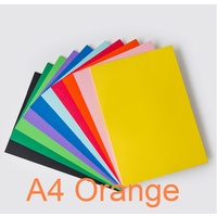Cover Paper A4 210mm x 297mm 125gsm Orange Ream 500