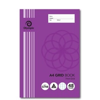Grid Book  7mm 48 Page A4 pack 20 G748 140752 queensland only