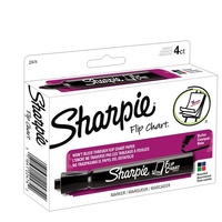 Flipchart Marker Sharpie pack 4 #S22474 4 colours black blue red green