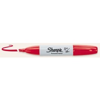 Marker Sharpie Perm Chisel 38202 Red Box 12