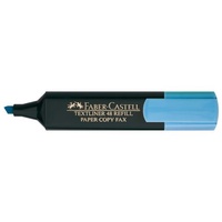 Highlighter Faber Textliner 48 Blue Box 10 Solid Barrel Faber Castell