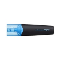 Highlighter Uni Promark View USP200 Light Blue Box 12