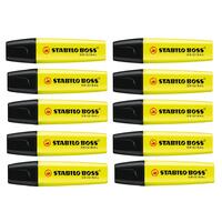 Highlighter Stabilo Boss Original Yellow Box 10 70/24 #0070247