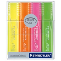 Highlighter Staedtler Textsurfer Wallet 4 Rainbow Assorted 364 P WP4