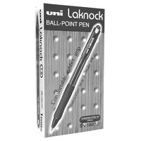 Pens Uniball SN100M BP RT Laknock Medium Black box 12 SN100MBK 