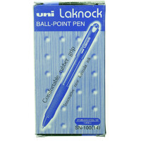 Pens Uniball SN100B BP RT Laknock 1.4mm Broad Blue box 12 SN100BBL 