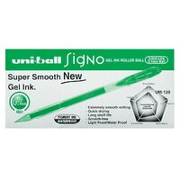 Pens Uniball UM120 0.7mm Green - box 12 Signo