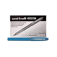 Pens Uniball UB245 Grip Micro 0.5mm Blue Box 12 UB245BL