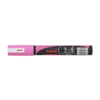 Chalk Marker Liquid Uni PWE5M Medium Fluoro Pink EACH