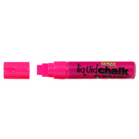 Liquid Chalk Dry Wipe 15mm Pink Markers Texta Jumbo Card of 1 0388030
