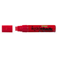 Liquid Chalk Dry Wipe 15mm Red Markers Texta Jumbo Card of 1 0388090