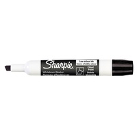 Whiteboard Marker Sharpie Chisel Black Box 12