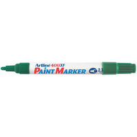 Paint Marker 2.3mm Line Artline 400 Bullet Point Green Box 12
