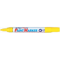 Paint Marker 2.3mm Line Artline 400 Bullet Point Yellow Box 12