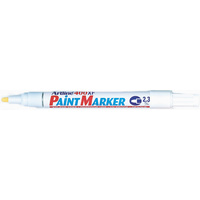 Paint Marker 2.3mm Line Artline 400 Bullet Point White Box 12 #140033