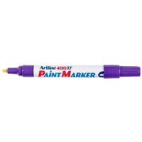 Paint Marker 2.3mm Line Artline 400 Bullet Point Purple Box 12 400XF #140006