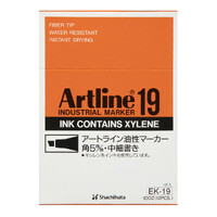 Marker Artline  19 Industrial Chisel Tip Black box 12 #119001