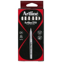 Pen Artline  210 Fineliner 0.6 Medium Black Box 12 #121001