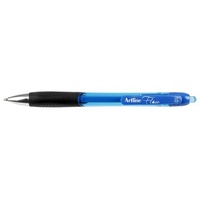 Pen Artline Flow Retractable Gel 1.0mm Medium Blue Box 12 187103