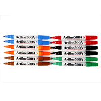 Marker Whiteboard Artline  500A Bullet Tip Assorted Box 12 150041