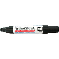 Whiteboard Marker Artline 5109 Black Big Nib 10mm Chisel 159001 5109A