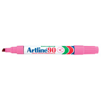 Marker Artline  90 Permanent chisel Pink Box 12 #109009