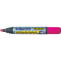 Whiteboard Marker Artline 579 Pink Chisel Point Box 12 157909