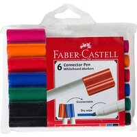 Whiteboard Markers Connector 6 Faber - pack 6  67-1592068