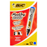 Marker Bic Permanent Bullet Tip 200006 Blue Box 12