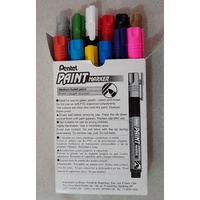 Paint Marker 3.0mm Pentel Assorted Box 12 MMP20AST