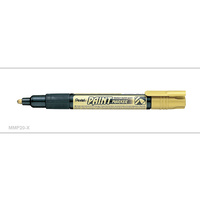 Paint Marker 3.0mm Pentel Gold Box 12 MMP20X