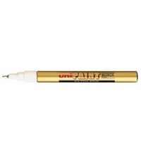 Paint Marker Uni PX203 Gold Box 12 Ultra Fine Bullet Tip - 0.8mm approx.