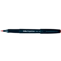 Pen Artline Ergoline 3400 0.4 Red Box 12 134002 Fine Line 